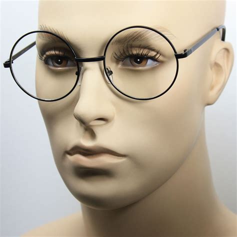 large oversized round prescription glasses.